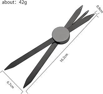 Charme Princesse Eyebrow Ruler Stainless Steel Tattoo Eyebrow Stencil Ruler Three-Point Positioning Permanent Eyebrow Makeup Measuring Symmetrical tool(Gold) LB000249-6