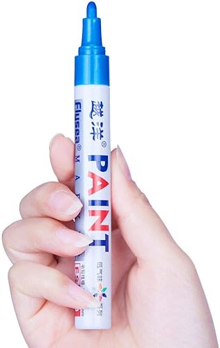 Miniatura 8 de OTRIEK Rotulador de pintura permanente impermeable para neumáticos de coche, 12 unidades, metal de goma