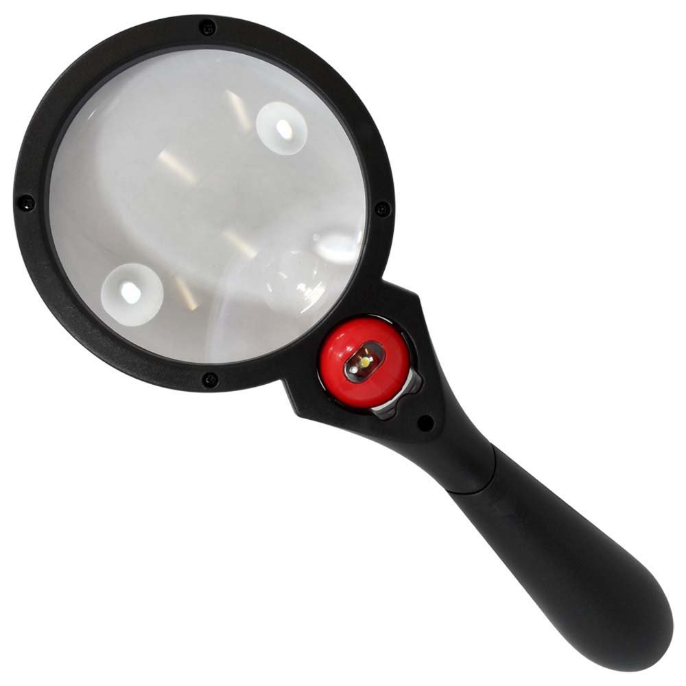 MAXIMIZE 20X Magnification Eyeglass Frames | LED Lighted Jeweler's Loupe | Hands-Free | Comfortable Gel Nose Pads