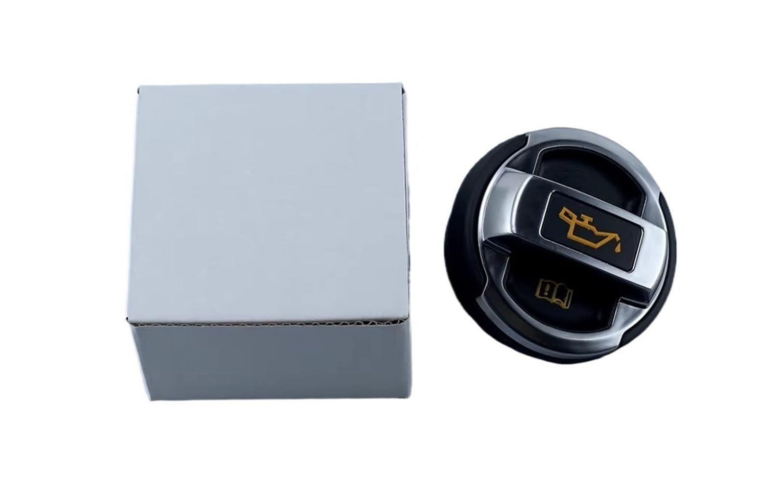 Tapón de llenado de aceite de motor Para R8 Para A4 Para A5 Para A3 Para A6 Para A7 Para Q5 Para Q3 Tapa Depósito Refrigerante Tapa Depósito Expansión Aceite Accesorios Retro(Silver)