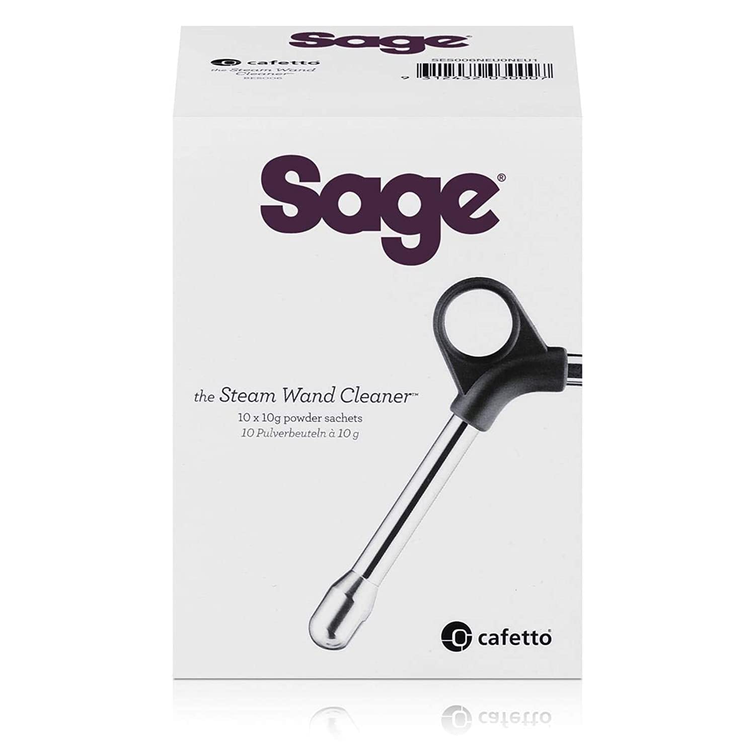 Sage Steam Wand Cleaner – Deep Cleaning Solution for Espresso Machines, Compatible with Oracle, Barista, Bambino & Dual Boiler – Removes Milk Residue, Hygienic Maintenance