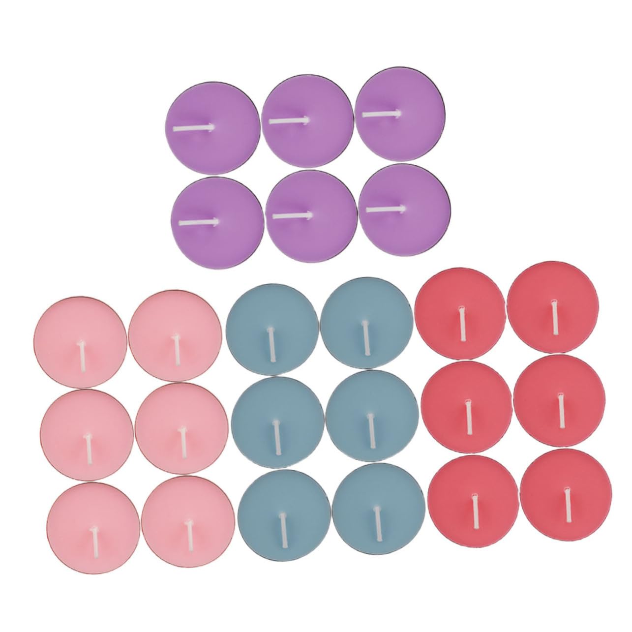 minkissy 40pcs Scented Proposal Candle Round Decorative Candles Fragrances Ocean for Home Gatherings and Relaxation