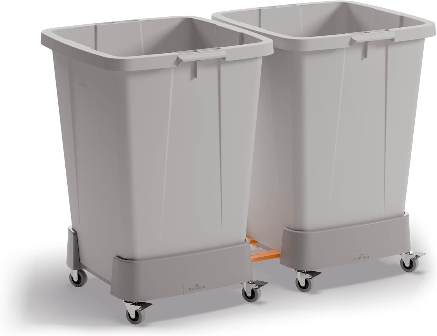 Durable DURABIN® 334137 - Carrito para cubo de basura (90 L, polipropileno reciclado), color grafito