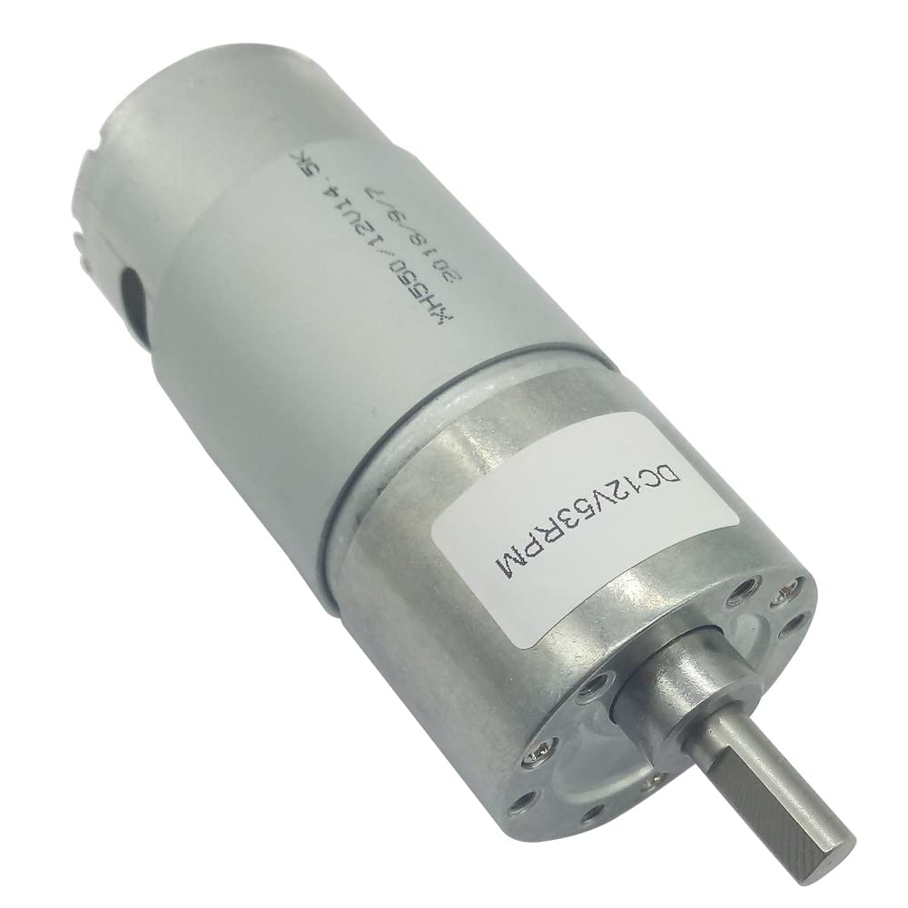 Motores eléctricos de CC de 6V y 12V, alta velocidad, 9-2300RPM, velocidad ajustable, aspas de ventilador de refrigeración integradas invertidas for Motor de coche de juguete ( Size : 12v 160rpm , Col