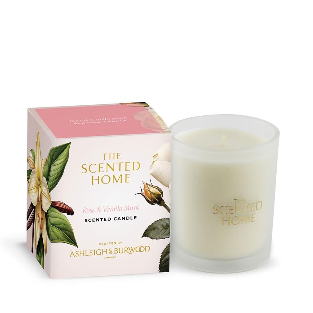 ASHLEIGH & BURWOOD Rose & Vanilla Musk Scented Candle
