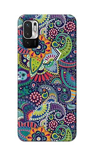Image of Printed Hard Back Cover Case for Mi Redmi Note 10T 5G | Mi Redmi Note 10 5G Back Cover (Miraculous Patterns) -1803