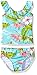 Carters Tropical Print 2-pice Ruffle Tankini Swimsuit (24 Months, Print)