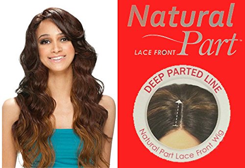 MIKAELA (P1B/30) - Model Model Natural Part Lace Front Synthetic Hair Wig