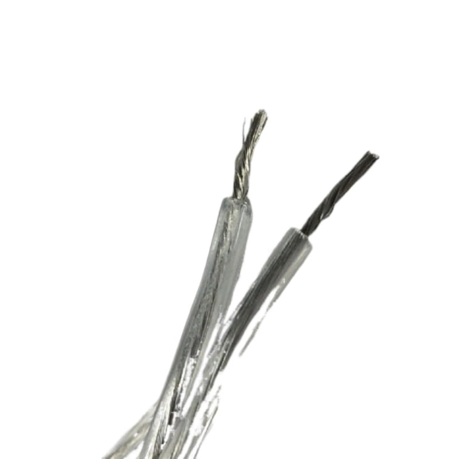 estensione per esterni Cavo elettrico for lampada di illuminazione trasparente Cavo di alimentazione for lampadario a sospensione piatto in oro trasparente da 2 x 1,0 mm guaina solare(2x1 F cable Tran
