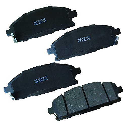 Image of Bendix Premium SBC855 Ceramic Front Brake Pads for Acura MDX 2006-2003, INFINITI Q45 2001-1997, QX4 2003-1997, Nissan Pathfinder 2004-1996, Quest 2009-2004, X-Trail 2008-2002