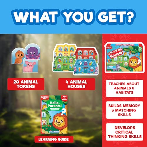 Image of EINSTEIN BOX Who's in The House Game for 2-5 Years Old | Toys & Gifts for Boys & Girls Ages 2-5 Years| Games | Birthday Gift for Ages 2,3,4,5 Years | Learning & Education Toys|