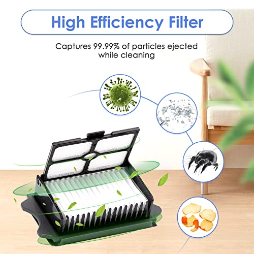 Image of (5 Pack) HEPA Filters Compatible With Tineco iFloor 3 / Floor One S3 / One S5 / One S5 Pro 2, Wet Dry Vacuum Cleaner Filter, Replacement Parts 5 Filters (Note: Not applicable to Floor ONE S5 Combo)