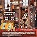 CCCDF DIY Book Nook Kit, DIY Miniature Dollhouse Booknook Kit, 3D Wooden Puzzle Bookend Bookshelf Insert Decor with LED Light for Teens and Adults (Beyond Library)