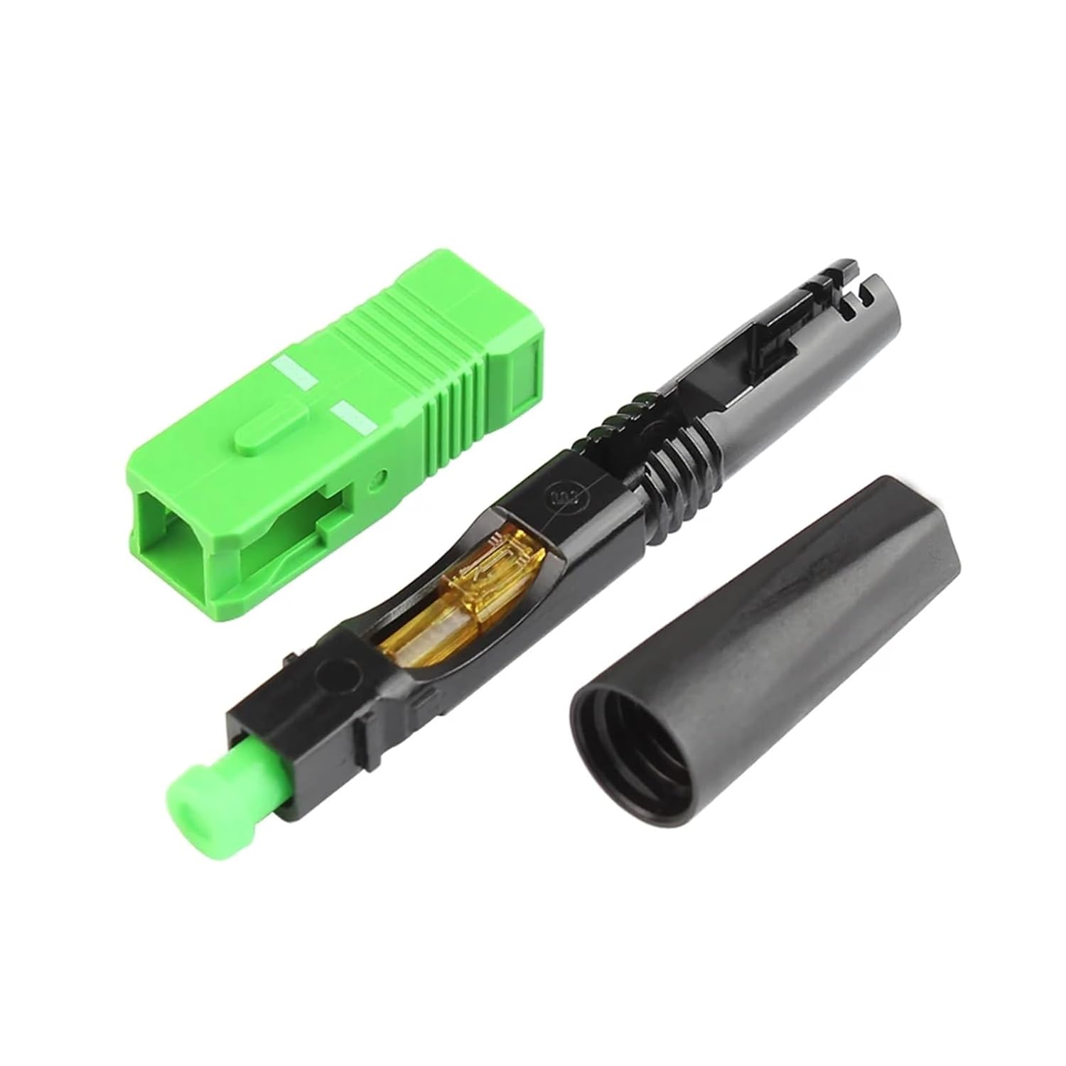 Communication Equipment 1000PCS Supply pre-Embedded FTTH SCAPC Single Fiber Optic SCAPC Quick Connector FTTH Fiber Optic Fast Connector Optical Fiber Connector
