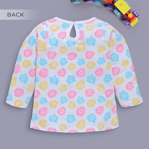 Image of LuvLap Baby Girls 100% Cotton Full Sleeve Girls Top, Pack of 02