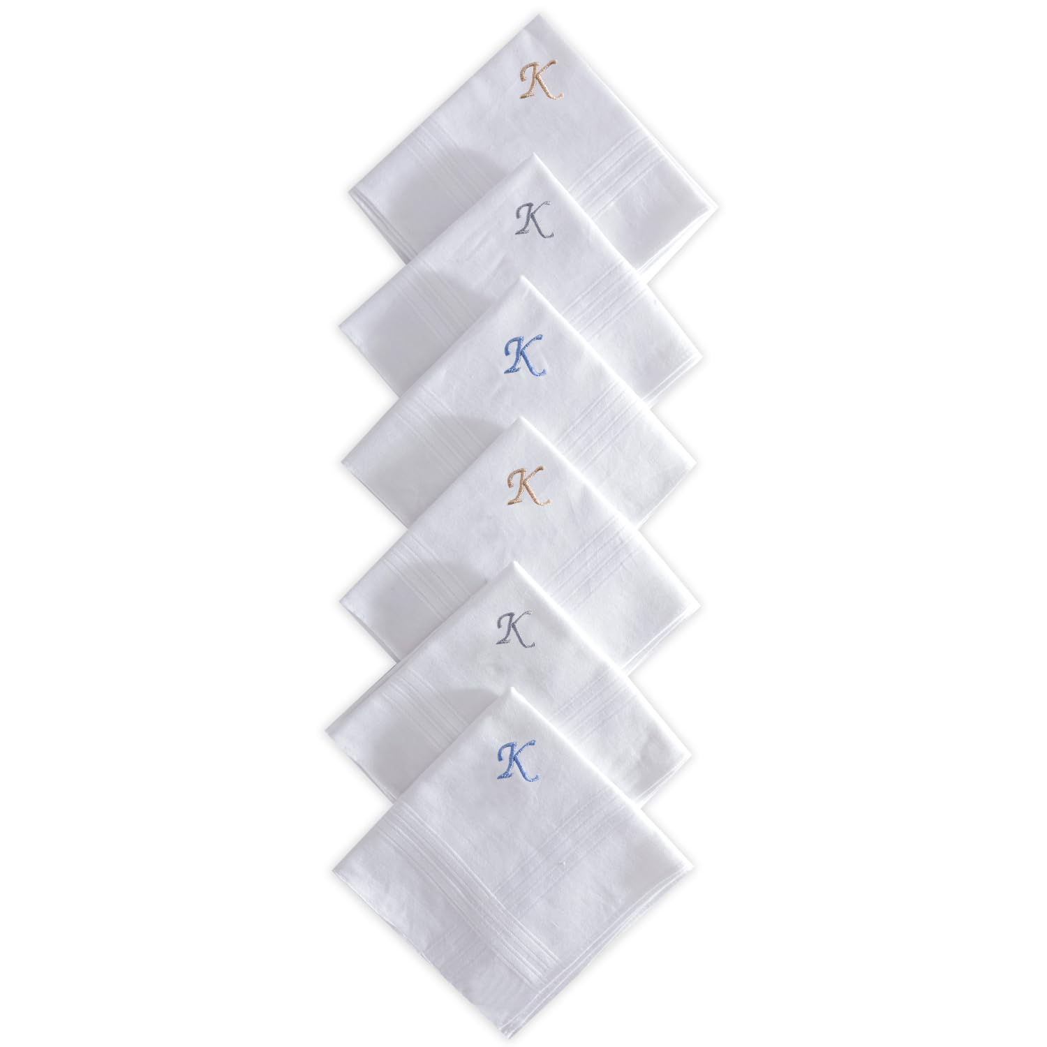 bonjour Men's Cotton Handkerchief (BRO5800-PO6-K_Assorted-Color and Print May Vary_Free)-picture-22