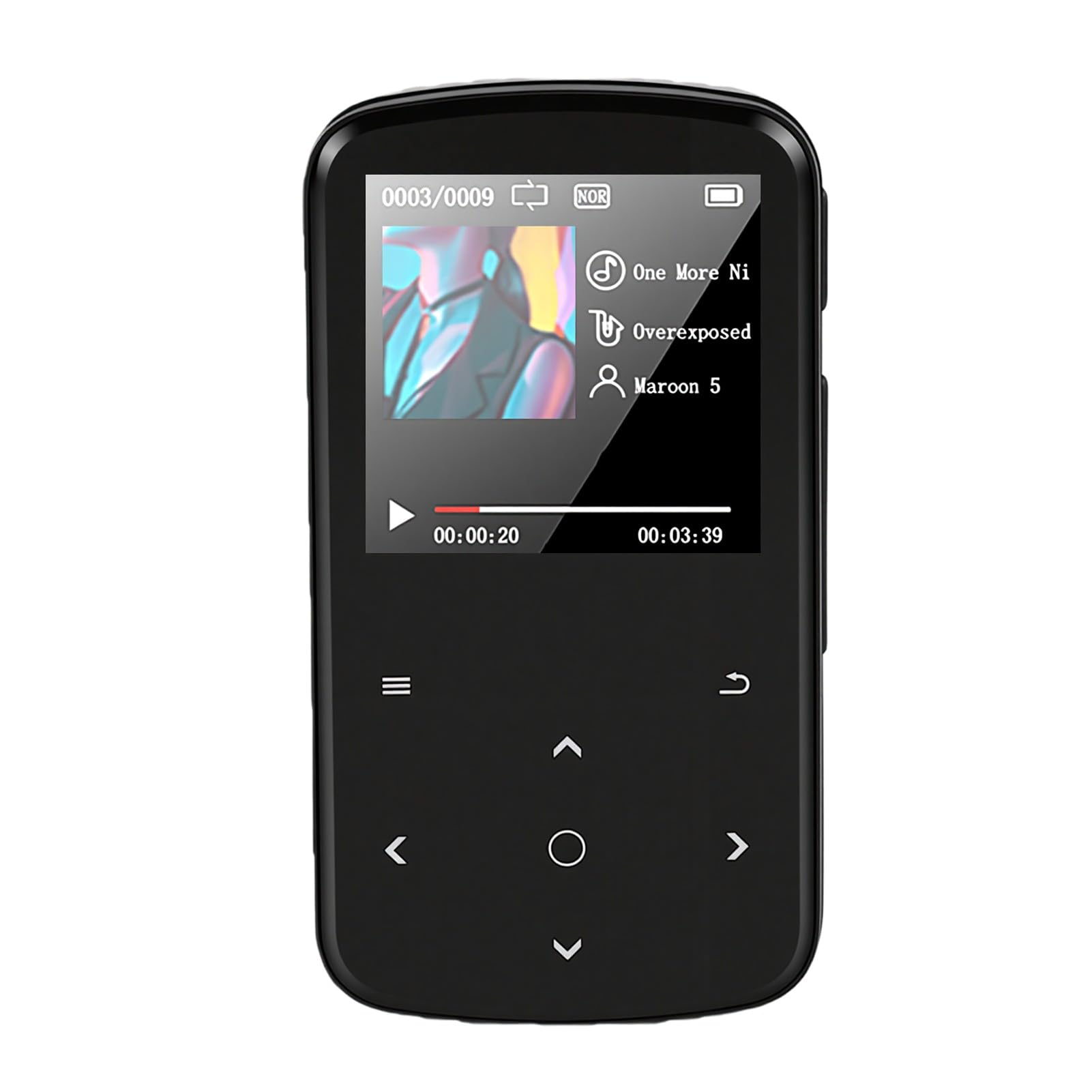 Zunate Lecteur MP3 64 Go, écran 1,54 Pouces, avec écouteurs