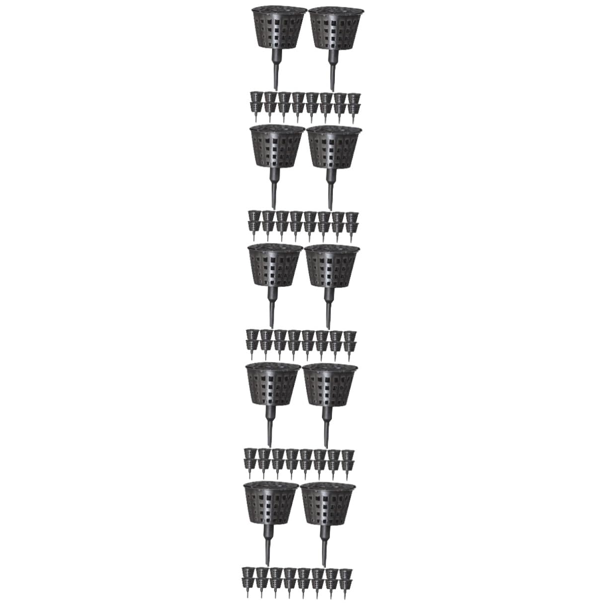 BESPORTBLE 150pièces Boîte à Engrais Réutilisable Avec Couvercle Lot De Contenants Pour Fertilisant De Plantes Idéale Pour Bonsaïs Et Jardinage Les Animaux Vent