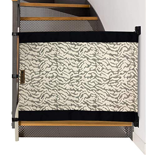 The Stair Barrier Baby and Pet Gate: Banister to Wall Baby Gate - Safety Gates for Kids or Dogs - Fabric Baby Gate for Stairs with Banisters - Made in The USA