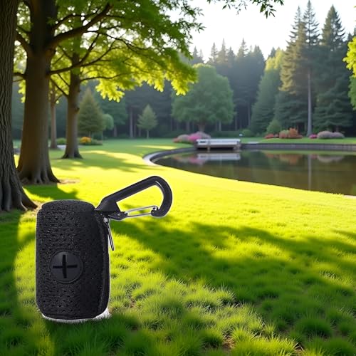 Image of Black Dog Poop Pickup Bag Dispenser Convenient Pet Waste Bag Dispenser for Dog Pooper Pet Outdoor Walking Poop Bag Holder for Outdoor Activity，Pooper Scoopers