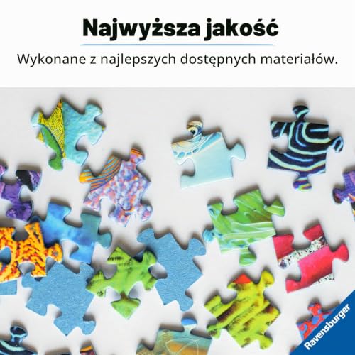 Ravensburger Puzzle 16599 Mapa Hogwartu 1500 Elementów Puzzle Dla Dorosłych (16599) Unikalne Elementy, Technologia Softclick – Klocki Pasują Idealnie