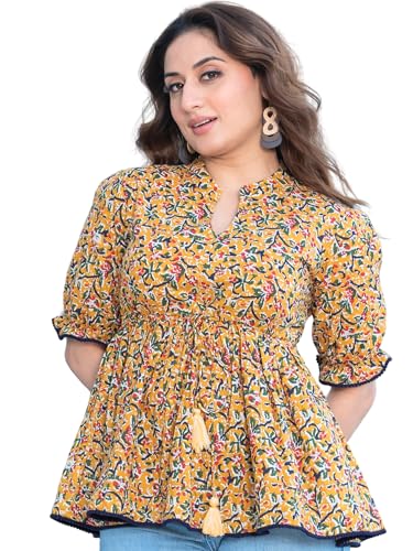 Image of Arayna Women's Cotton Comfort Fit Top