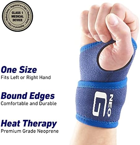 Neo-G Wrist Support for Arthritis, Joint Pain, Sprains, Strains, Instability - Wrist Brace Adjustable Compression Hand Support Right Hand or Left Hand  Class 1 Medical Device
