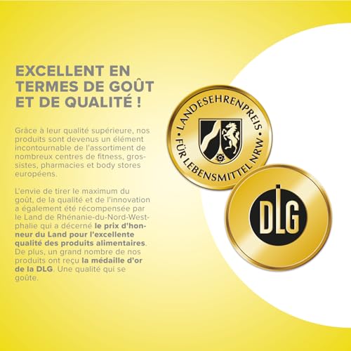 IronMaxx Shaker Protéine Jaune Killer 700 ml – Anti-fuite avec passoire et graduation précise sans BPA accessoire pratique pour la préparation de shakes whey protein isolate et bulk au quotidien – Image 6