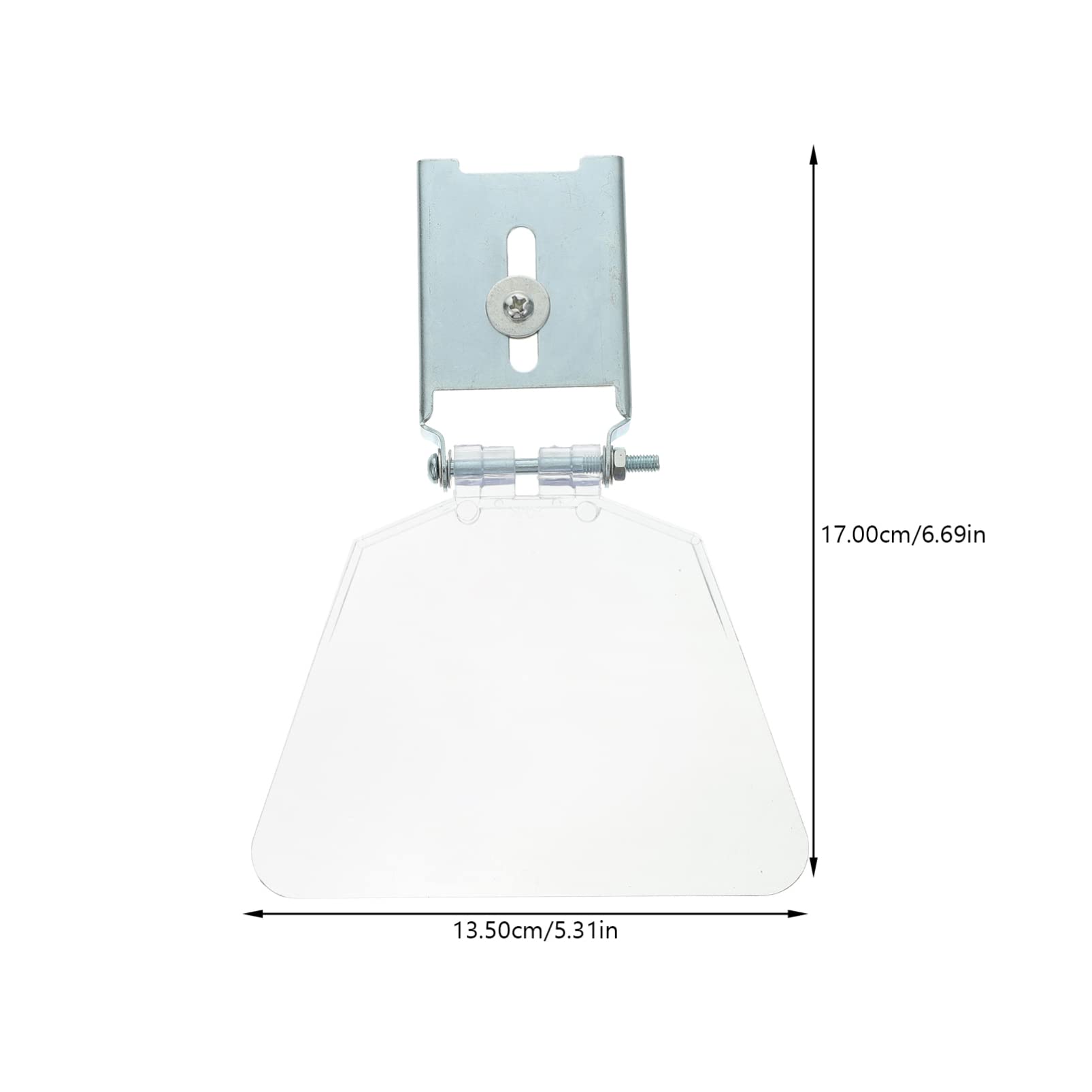 Mipcase Bench Guard Shield Stainless Steel Attachment for Bench Grinder 2pcs Set