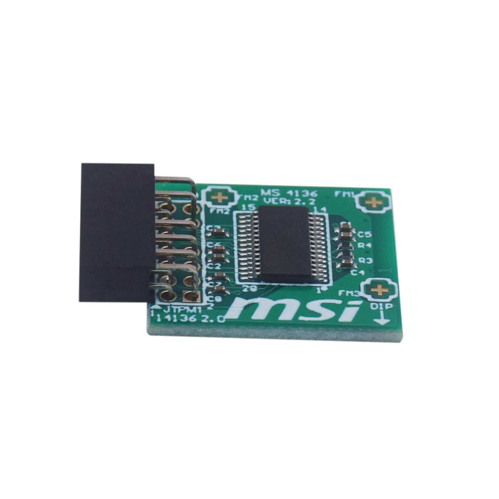 Modulo TPM MS-4136 professionale TPM2.0 Modulo di sicurezza Adattatore per computer piattaforma affidabile per connettori per computer di impostazione domestica
