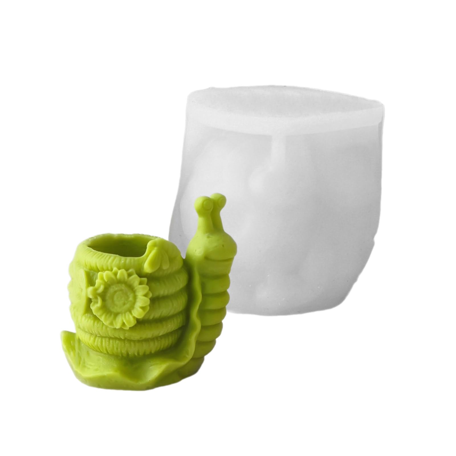 Qsvbeeqj Tortoises Shaped Silicone Succulents Planter Molds Snails Shape Silicone Molds For Epoxy Resin Stand Decoration
