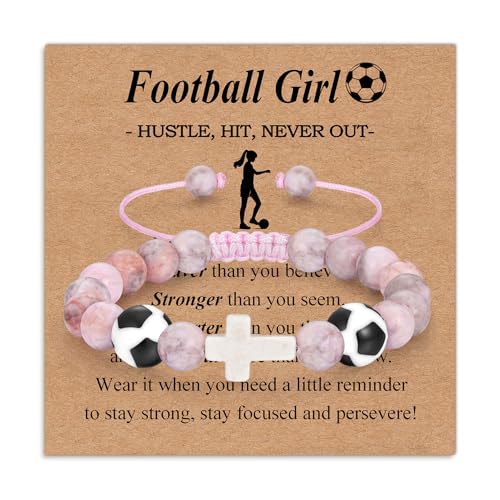 Pulseras de fútbol para niñas que solucionan el dilema de qué regalar a una joven atleta
