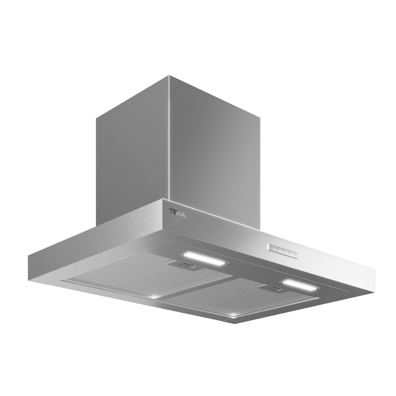 TEKA Campana Decorativa de Pared, 3 Velocidades, Acero Inoxidable, 70 cm