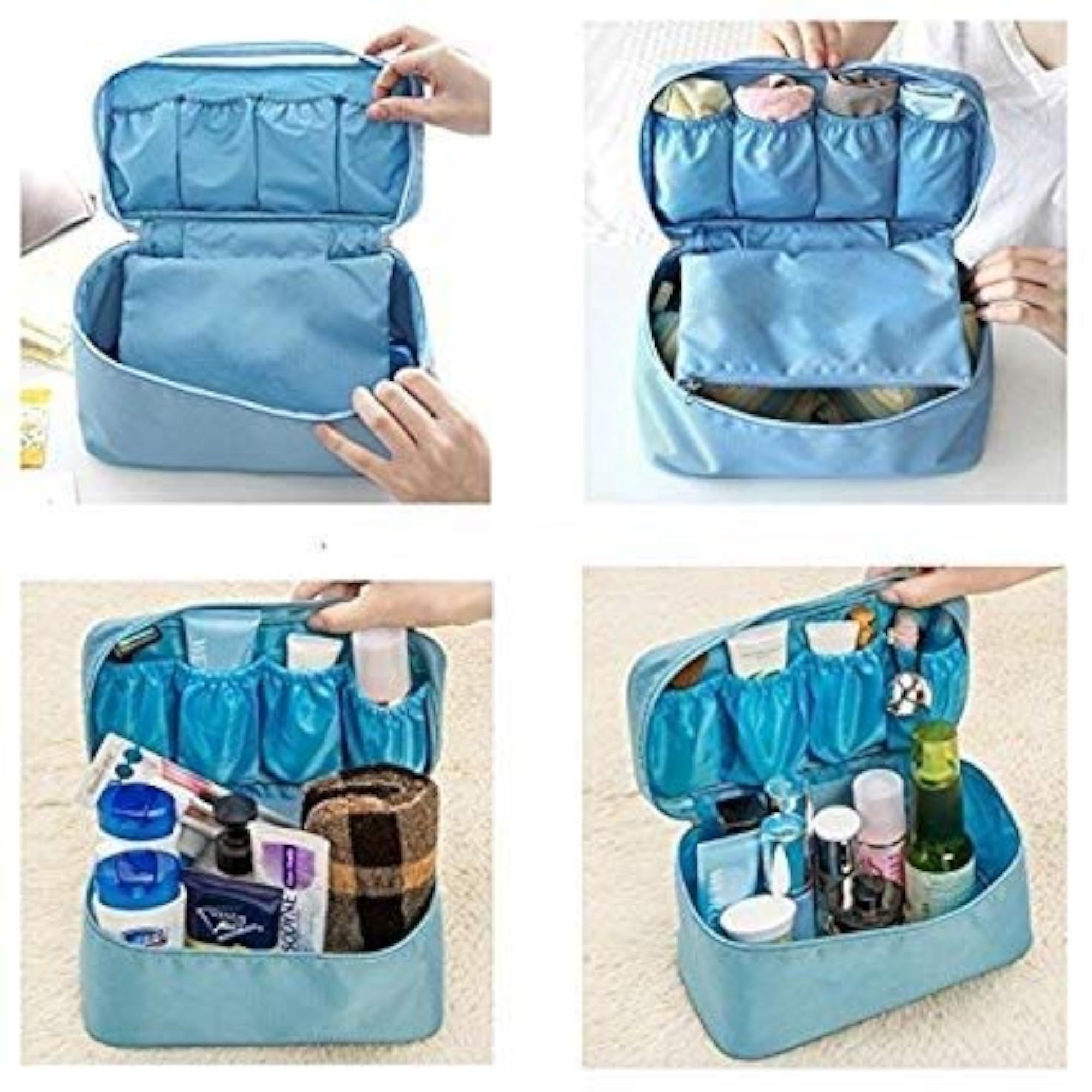 Nylon Underwear Organizer Travel Pouch