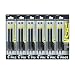 Pilot G2, Dr. Grip Gel/Ltd, ExecuGel G6, Q7 Rollerball Gel Ink Pen Refills Black 1.0 mm 12 Pack