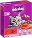 WHISKAS Karton Trocken 1+ Katzenfutter Katzentrockenfutter (2X 800g, Rind)