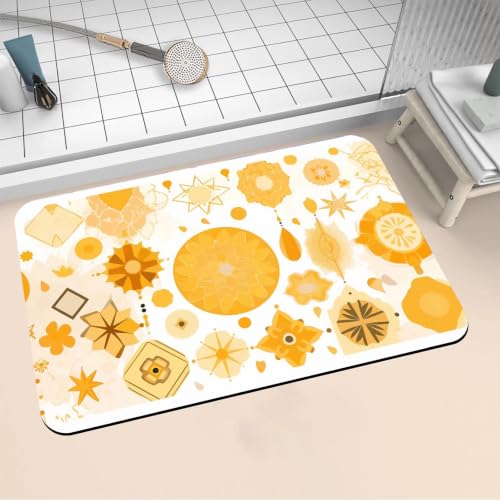 Tapis de douche antidérapant et super absorbant lavable