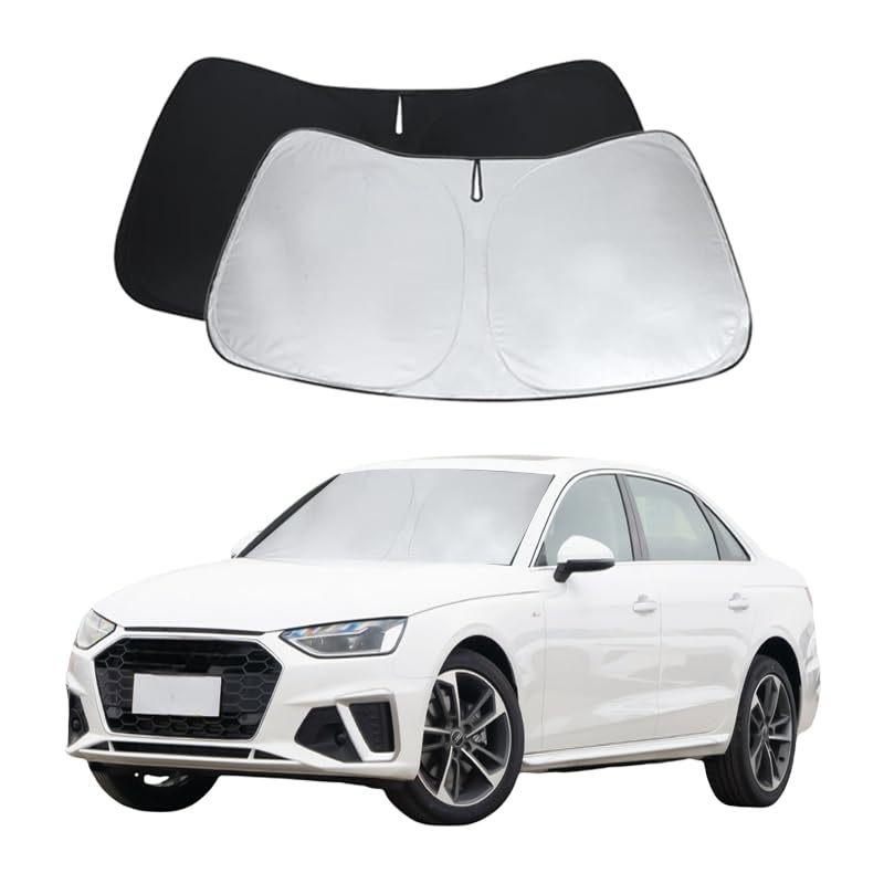 A4 A5 A6 S5 RS5 Custom Windshield Sun Shade for A4/5/6 S5 RS5 2018-2025 Front Window Sunshade Sun Visor 240T Shade Blocks UV Rays Car Accessories