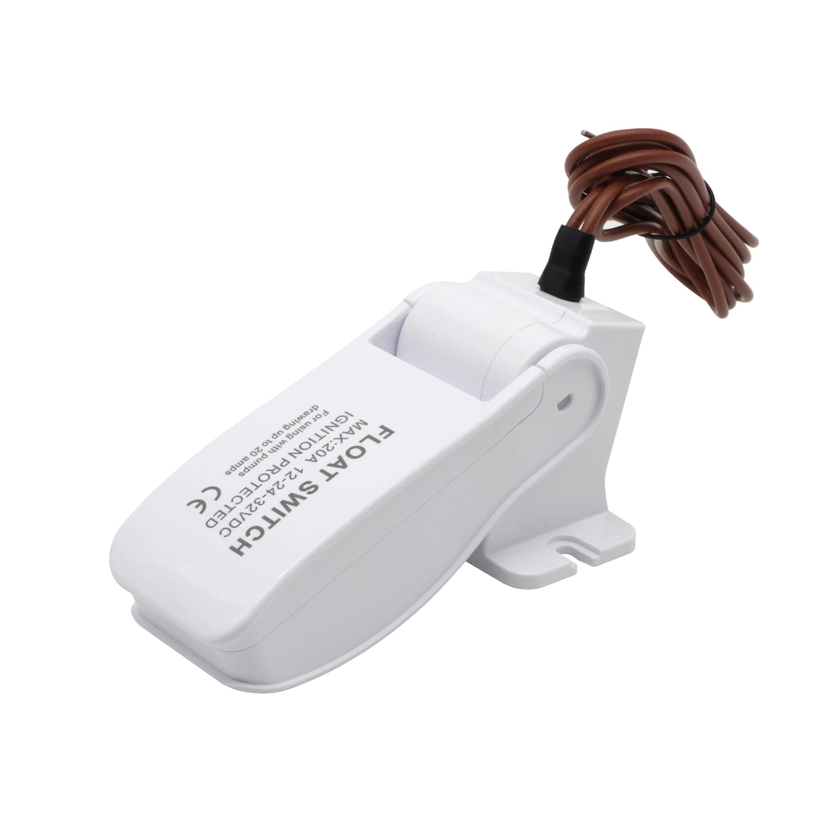 CREATORELE Automatic Bilge Pump Float Switch DC12V 24V 32V Marine Water Pump Float Switch for Ponds, Pools, and Boats