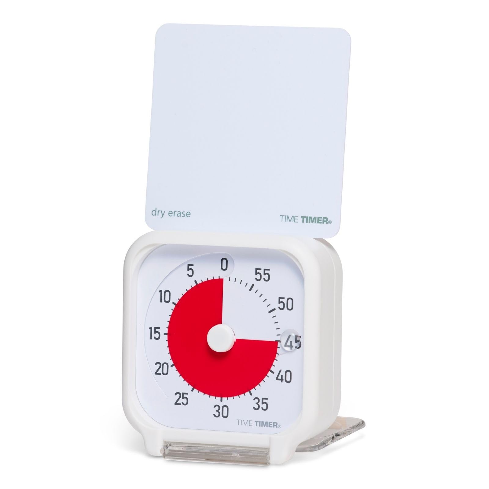 Amazon | TIME TIMER 8cm 60分 タイムタイマー ホワイト/レッド 時間