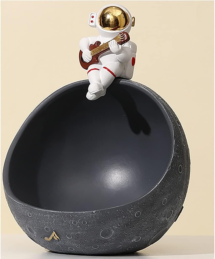 エントリーデスクキーボール、宇宙船プラネット宇宙パイロットオーナメントキャンディボール、自宅またはオフィスの外装スペースデコレーショ