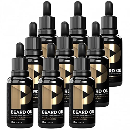 Óleo Para Barba Play Barber 30ml Amadeirado Woody Caixa Com 9 Unidades