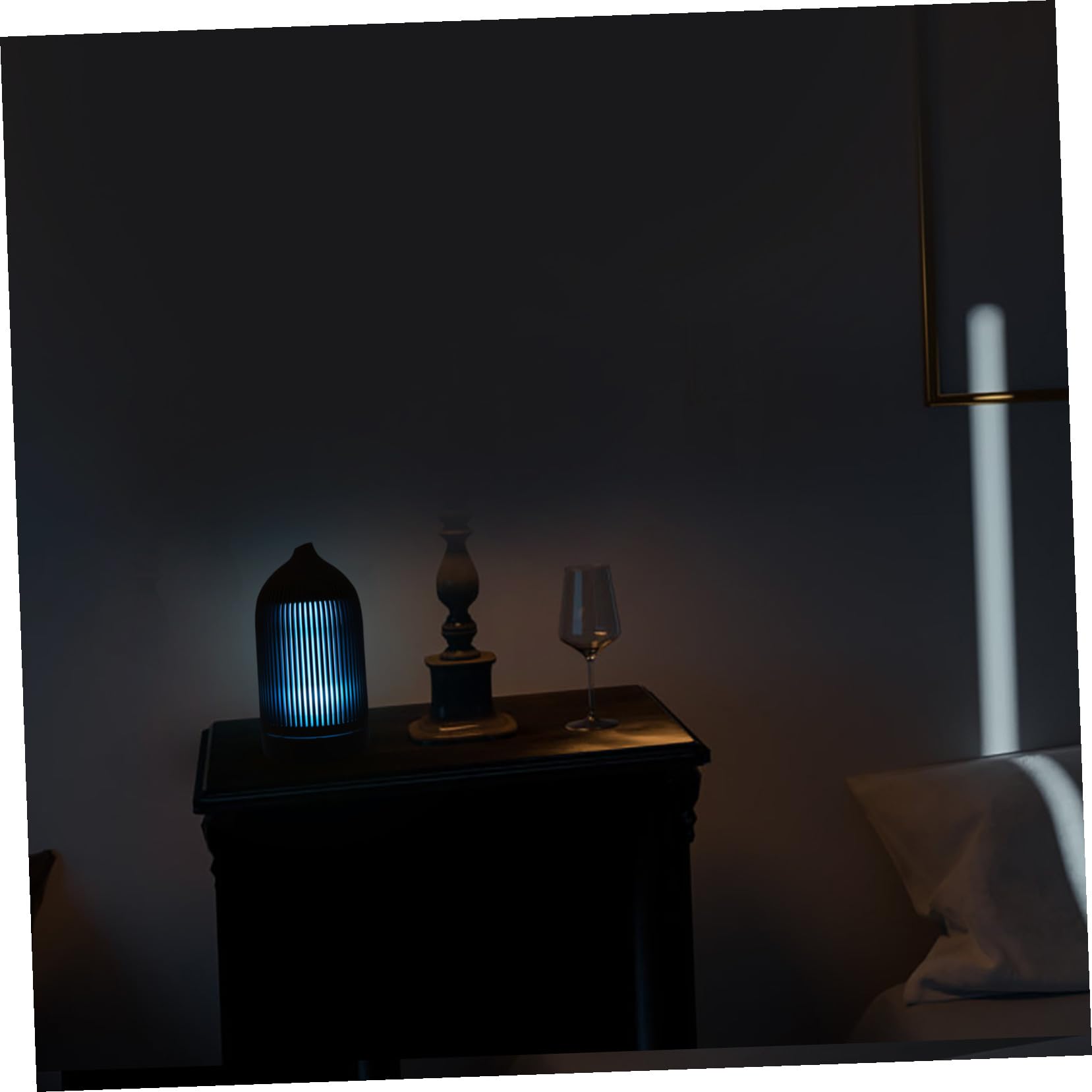 Difusor de Aroma USB 5v Mini Humidificador de Mesa Negro