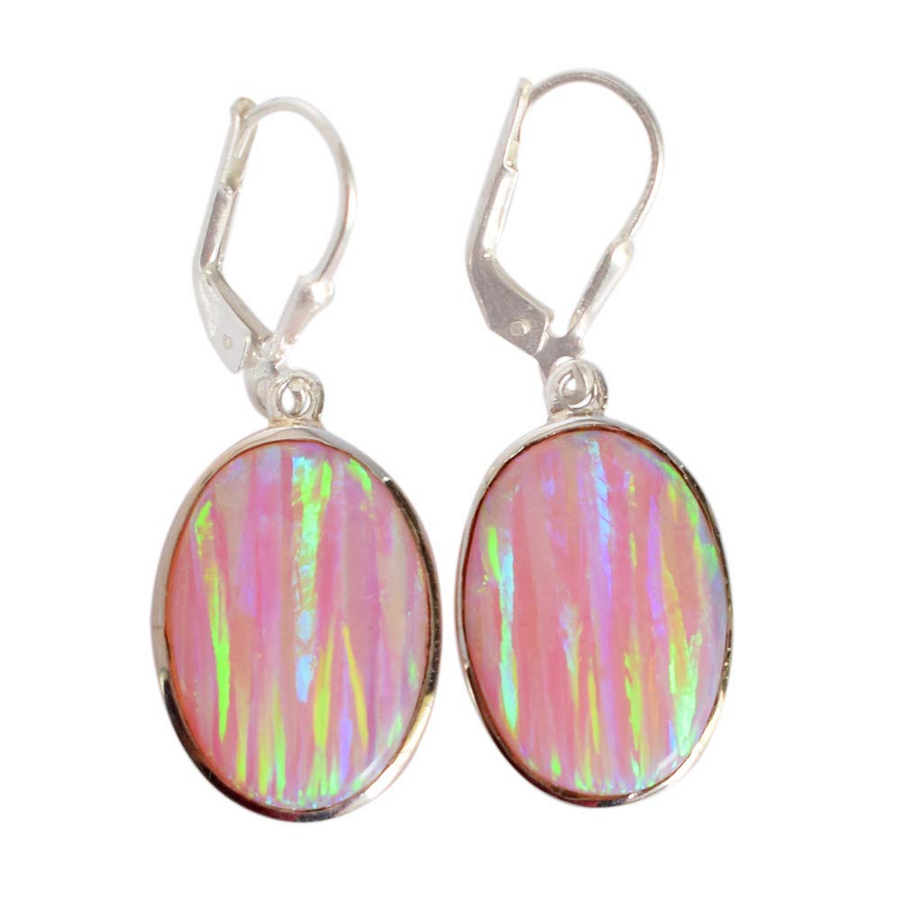 Pendientes delicados de ópalo de fuego llamativo y joyería boho hecha a mano