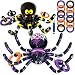 Max Fun Halloween Inflatable Spiders Ring Toss Game Set - Pack of 2 for Kids Carnival School Party Favor Supplies Holiday Decoration Novelty Toy Outdoor Indoor Lawn Garden Backyard Spooky Creepy Game