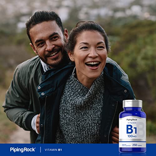 Piping Rock Vitamin B-1 | 100 Mg | 250 Tablets | Thiamin Supplement | Non-Gmo, Gluten Free #TOP5