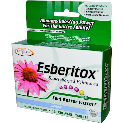 Enzymatic Therapy - Esberitox Superchgd Echinacea 100 chew [Health and Beauty]