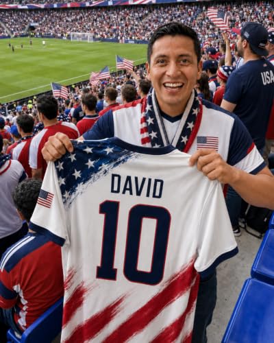 Tee Miracle Personalized USA Soccer Jersey