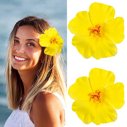 Yellow Flower Hair Clip