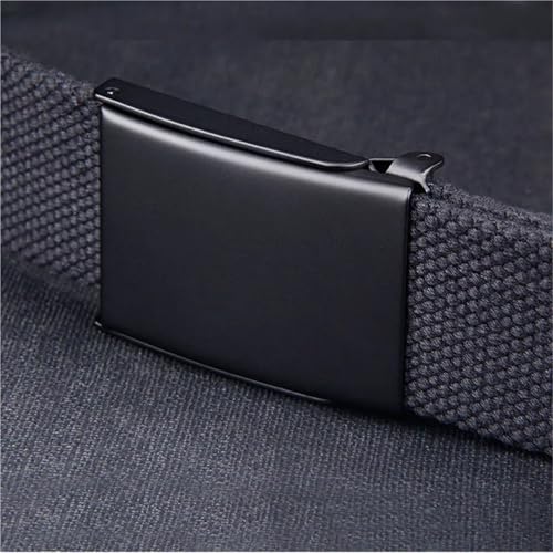 Plus LONG Size Canvas Belts Men Black Automatic Buckle Unisex Women Large Big Size Jeans Belts4